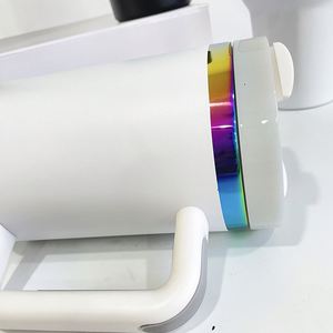 8 Pack Custom Logo Rainbow Plated <b>Double</b> <b>Walled</b> Stainless Steel BPA Free Leak-Proof 40oz 6-12hr Thermal H2.0 Coffee Travel <b>Mugs</b> - Product Image 3