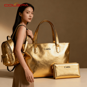 Colefa grande capacità <span class=keywords><strong>università</strong></span> giovane signora zaino borse d'oro portafoglio viaggi ultime borse importate <span class=keywords><strong>per</strong></span> le donne borse a tracolla - Product Image 1