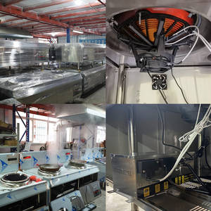 Cuisine commerciale d'usine de bonne qualité haute puissance 12 ~ 30 KW petit wok électrique à double brûleur avec cuisinière à induction - Product Image 6