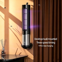 Nouvelle conception de tue-moustiques électrique portable rechargeable, rechargeable par type-C, tue-moustiques efficace par choc électrique