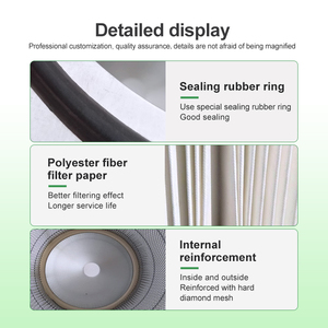 Filtro de Polvo Industrial, Colector de Polvo, Filtro de Aire HEPA Plegado, Nuevo - Product Image 5