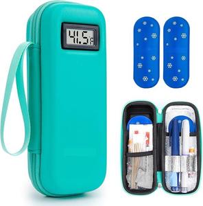 Estuche Refrigerador de <span class=keywords><strong>Insulina</strong></span> EVA con Pantalla Electrónica - Refrigerador Portátil para Diabéticos <span class=keywords><strong>sin</strong></span> Hielo - Product Image 1