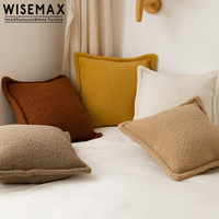 WISEMAX MÖBEL Nordische Wohnmöbel Quadratische Kissen Günstige Weiße Stoffkissen für Sofa und Bett im Schlafzimmer