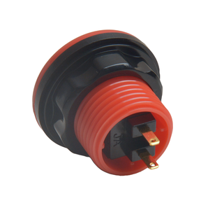 Le fabricant fournit un bouton poussoir en plastique rond et plat de 28mm pour les machines de jeux de vol d'arcade Produits EL de haute qualité - Product Image 5