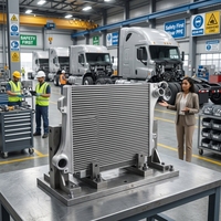 Intercooler de camion de haute qualité OEM 21731119 pour VOLVO FH B12 Camion lourd DIMENSIONS DU NOYAU 747*876*62MM