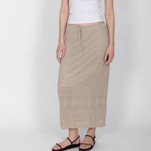 Conjunto de 2 Piezas Bohemio Personalizado para Mujer, Moda de Verano, Cintura Elástica, Maxi, Primavera, Otoño, Invierno - Product Image 3