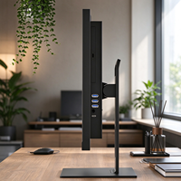 PC tout-en-un 24 pouces avec écran IPS, caméra rotative intégrée, Windows 11, RAM DDR3, SSD+HDD, ordinateur de bureau professionnel, garantie 1 an