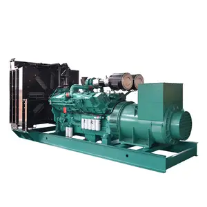 factory price 50hz 1000kw 1250kva open type generator set with cummins engine KTA50-G3