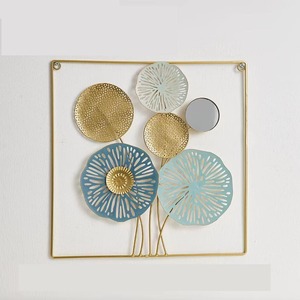 ห้องนั่งเล่นที่ทันสมัยตกแต่งผนังพื้นหลังห้องนั่งเล่นที่กำหนดเองแขวนผนังศิลปะเหล็กติดผนังที่หรูหราความคิดสร้างสรรค์บ้านเครื่องประดับเครื่องเหล็ก - Product Image 1