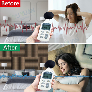 Hiện Đại 3D Sồi Sồi Gỗ Slat Acoustic Panels Cho Tường Trần Trang Trí Nội Thất Dễ Dàng Cài Đặt Âm Thanh Bằng Chứng Âm Thanh Hấp Thụ Tấm - Product Image 4