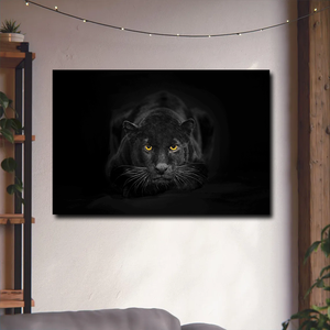 Panthère noire toile mur art décor animal sauvage photo affiche impression <span class=keywords><strong>peinture</strong></span> salon chambre décor art - Product Image 3