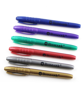 Bonvada Metallic Silver Gold Permanent Marker 6mm Bullet/Chisel Tip Custom Logo Promotion Marker - Product Image 3