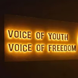 ป้ายโลหะแบบมีตัวอักษรสำหรับร้านค้าสั่งทำป้ายไฟ <span class=keywords><strong>LED</strong></span> ด้านหลังเป็น3D ป้ายโลโก้ร้านค้าด้านหน้าช่องด้านหน้าติดสว่าง - Product Image 6