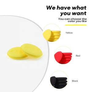 Aegis 2025 Nouvelle cire ronde jaune 10cm 4.4g Éponge de nettoyage haute densité pour lavage de voiture Outil d'entretien - Product Image 2