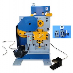 Mini poinçonneuse fer ouvrier Machine hydraulique ferronnier CNC poinçonneuse et découpeuse - Product Image 1