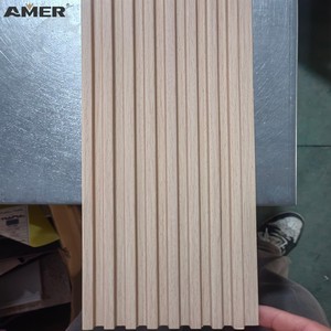 Panneau mural 3D en <span class=keywords><strong>bois</strong></span> rainuré Amer pour <span class=keywords><strong>décoration</strong></span> intérieure, panneau mural en PS - Product Image 4