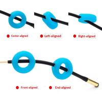 Manchon en silicone antidérapant à succès avec crochet d'oreille fixe, sélection multicolore, protection anti-chute pour branches de lunettes