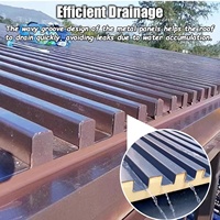 Panel Sándwich de Aluminio Resistente al Fuego, Aislado, de 0.8mm y 1.0mm de Espesor, para Techos y Fachadas de Edificios Comerciales