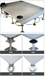 Précision dimensionnelle permettant une interchangeabilité libre, plancher surélevé en acier OA600 pour bâtiments de bureaux et centres de données - Product Image 5
