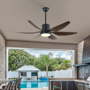 Ventilador de Techo Moderno HSG Modelo 801 de 66 Pulgadas con Luz y Control Remoto, Material Plástico para Uso Doméstico, Color Blanco - Product Image 5