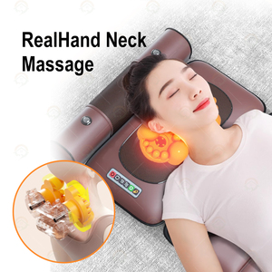 Eléctrico 9 Modos de Masaje Cuerpo Completo 10 Área de Vibración Cabeza Cintura Pierna Calefacción Masaje Colchón - Product Image 3