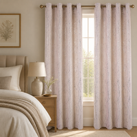 Rideaux en tissu modernes à motif floral européen, motif de tissu personnalisé, pare-soleil électrique ou manuel, rideaux d'hôtel modernes classiques