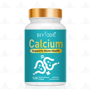 Calcium softgel factory OEM private label improve bone density healthcare vitaminsupplement power tablet capsule