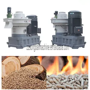 100-3000kg/h Sawdust Fuel Pellet Making Machine Rice Husk Pellet Press Machine Vertical Ring Die Wood Pellet Mill