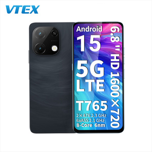 6.8 "HD 5G LTE โทรศัพท์มือถือ OCTA core Android <span class=keywords><strong>15</strong></span> 5000mAh 20W PD ชาร์จเร็วหน้าจอ120Hz 8GB 128GB 256GB ลายนิ้วมือโทรศัพท์5g - Product Image 6