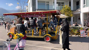 Véhicule de tourisme électrique à pédales pour fêtes et bars, mini-bus de transport touristique, voiture de loisirs pour visites urbaines - Product Image 6