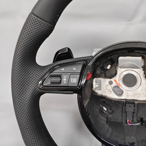 Volant en cuir noir amélioré en gros pour Audi A4 A5 S4 S5 B8 A6 A7 S7 C7 <span class=keywords><strong>RS6</strong></span> - Product Image 4