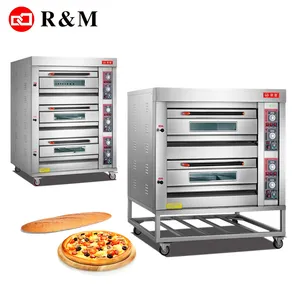 hornos para de pizza a gas pan torta cocina piso pizas,double deck 4french bread oven gas,gas oven for bread making machine