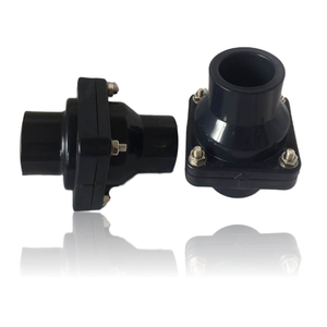 Vannes d'arrêt de couture en PVC gris et blanc, pièces de Logo pour échantillon gratuit, vanne de contrôle automatique - Product Image 2