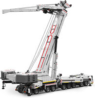 Moule roi 17007 Liebherr LTM11200 grue camion briques 2.4G & APP grue motorisée technique modèle éducatif blocs de construction jouets