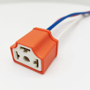 3 контакта H4 9003 автомобильный Грузовик женский керамический разъем для фары кабельный жгут проводов соединитель для автомобильного освещения - Product Image 1