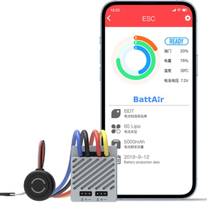 ISDT ESC70 ESC90 WP <span class=keywords><strong>1080</strong></span> 70A 90A étanche <span class=keywords><strong>ESC</strong></span> 2 ~ 3S réglable BEC téléphone contrôle 540/550 moteur brossé pour voiture 1/8 1/10 - Product Image 5