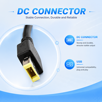 Alimentation 170W 20V 8.5A Jaune avec connecteur USB pour Lenovo Y7000, protection contre les courts-circuits OLP OCP OVP OTP, adaptateur chargeur d'ordinateur portable