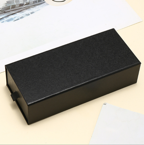 <span class=keywords><strong>Handmade</strong></span> đen vải Kính mát trường hợp với biểu tượng tùy chỉnh trọng lượng nhẹ unisex thời trang Kính Hộp ngăn kéo - Product Image 3