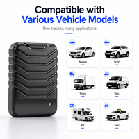 Rastreador GPS WiFi 2G Recargable de 5000 mAh con Imán Potente, Dispositivo de Rastreo Vehicular con Alarma de Vibración, Informe de Kilometraje y Actualización Remota OTA