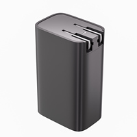 Chargeur USB C 65W 3 ports GaN pliable chargeur rapide compact adaptateur secteur pour MacBook Pro/Air