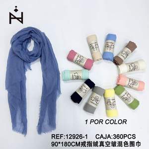 Bufanda Ziinna de 90x180 cm, informal, unisex, accesorio de moda, para regalo - Product Image 3