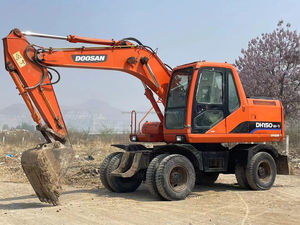 Excavatrice sur pneus Doosan DH150 DH150W d'origine coréenne/Excavatrice sur pneus d'occasion DOOSAN DH150w-7 de 15 tonnes à bas prix - Product Image 5