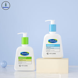 Botella de Plástico <span class=keywords><strong>HDPE</strong></span> de 300 ml con Bomba Pulverizadora, Tipo Presión, Impresión Serigráfica, para Champú, Loción, Crema Facial y Otros Líquidos - Product Image 1