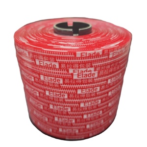 Rollo impreso de tamaño personalizado de película BOPP transparente de alta contracción para embalaje de caja de tabaco - Product Image 1