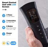OEM Wireless 8-Kammer-Luftkompressionspressotherapie Neues Physiotherapie-Fuß massage gerät zur Bein wiederherstellung US/IT Plug Calf Boots