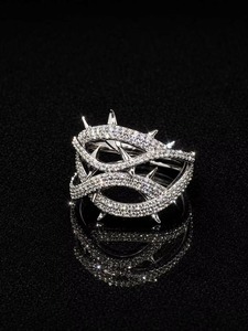 Anillo de Diamantes de Calidad Premium con Diamantes de Corte Brillante, Elegante Joyería de Oro para Mujer, Regalos de Boda y Lujo en Venta - Product Image 1