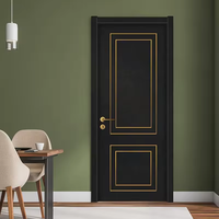 Porte blindée italienne de conception simple Portes de sécurité en acier Porte ignifuge