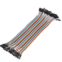 Dupont — câble 40 broches, femelle à femelle, 10/20/30/40CM, 20 pièces