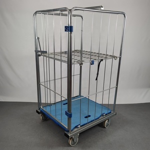 Siêu thị sử dụng heavy duty có thể gập lại CuộN container với Z cơ sở - Product Image 6