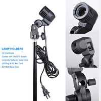 Kit d'éclairage photo par parapluie, 400W 5500K, lumière continue pour portrait photo, réflecteur adapté pour la prise de vue en studio photo et vidéo, utilisation quotidienne